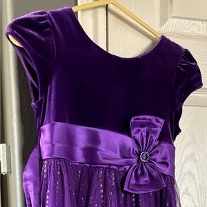 Purple Jona Michelle Girls Dress Size 10